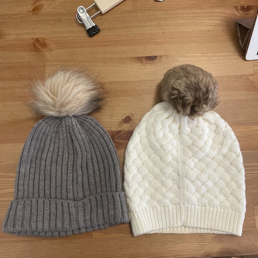 Two J.Crew Beanies